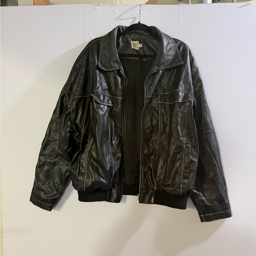 Princess Polly Black Bomber Jacket
